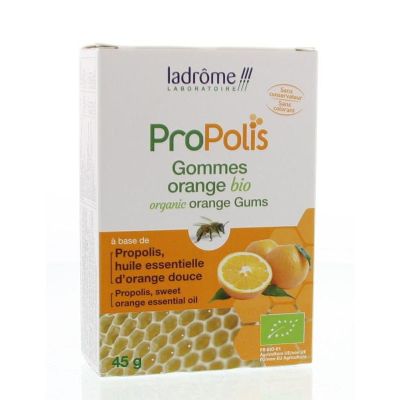 Foto van La Drome Propolis gommetjes sinaas bio
