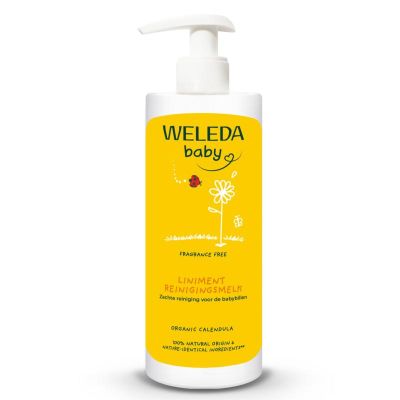 Weleda Calendula liniment reinigingsmelk 400 Milliliter - Babyverzorging
