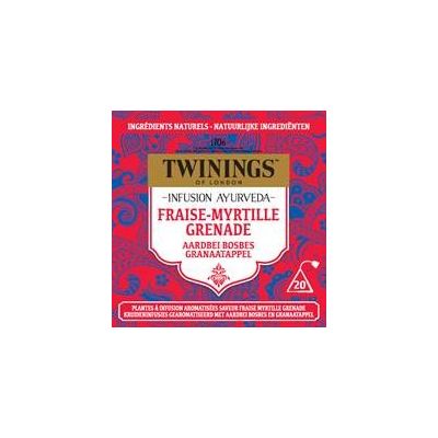 Twinings Ayurveda aardbei bosbes granaatappel