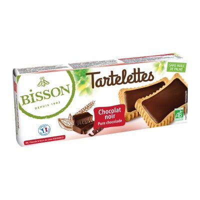 Bisson Tartelettes koekjes met pure chocolade bio