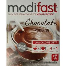 Foto van Modifast Intensive pudding chocolade 8 zakjes