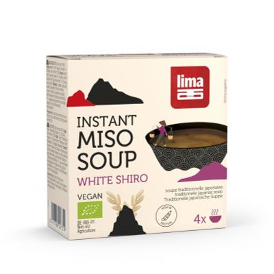Lima Instant miso soup white shiro 16.5 gram 66 Gram - Soep