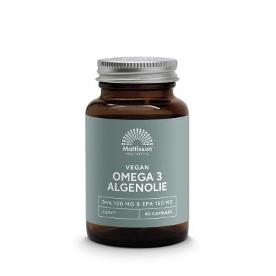 Mattisson Vegan algenolie Mattisson Vegan algenolie 60 capsules - Vetzuren