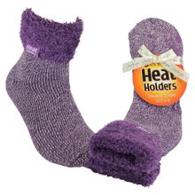 Foto van Heat Holders Ladies lounge socks 4-8 lila mauve/cream