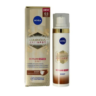 Nivea Cellular luminous 630 fluid dark SPF30 40 Milliliter - Dagcreme
