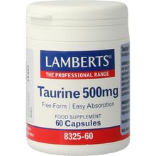 Foto van Lamberts Taurine 500 mg