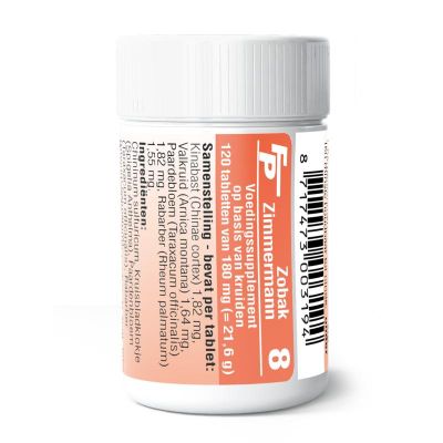 Medizimm Zobak 8 120 tabletten - Fytotherapie