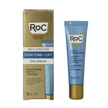 Foto van ROC Multi correxion even tone+lift eye cream