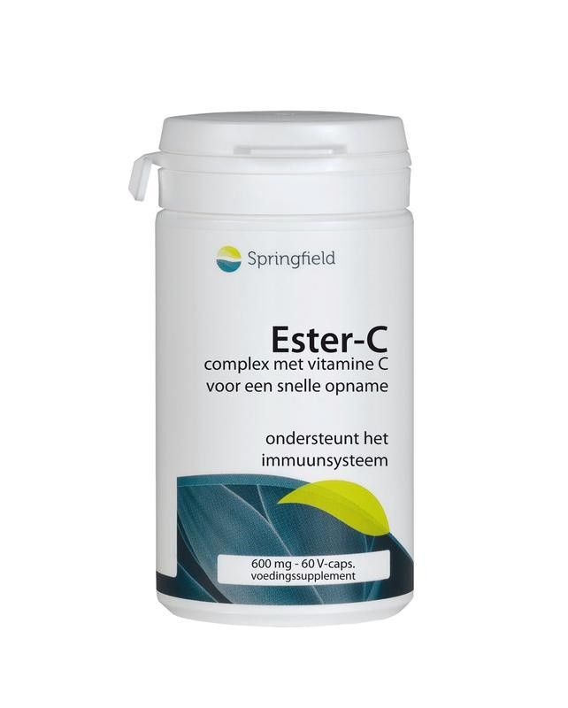 Vegen Geweldige eik verzoek Springfield Ester-C 600 mg met bioflavonoiden - 60 vcaps - Medimart.nl -  (3664488)