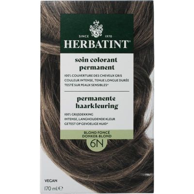 Herbatint 6N Donker blond Herbatint 6N Donker blond 170 Milliliter - Haarkleuring