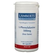 Foto van Lamberts L-Phenylalanine 500 mg