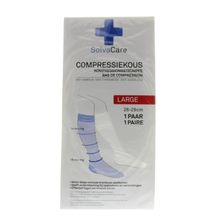 Solvacare Compressiekous wit L 26 - 29 cm Foto van Solvacare Compressiekous wit L 26 - 29 cm