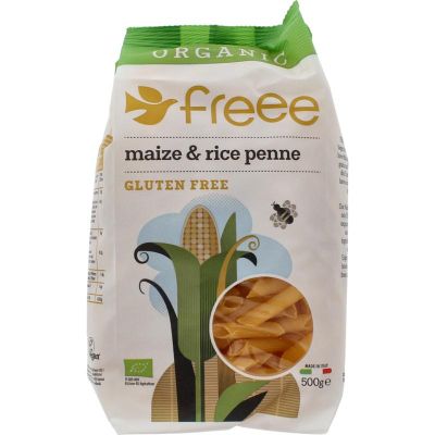 Doves Farm Glutenfree maizerice penne bio 500 gram - Voeding