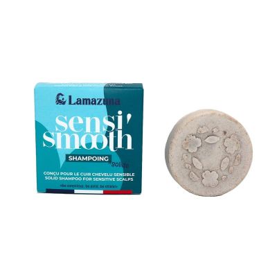 Lamazuna Shampoo bar sensitive scalps sensi smooth 70 gram - Shampoo