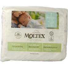 Foto van Moltex Pure & nature babyluiers newborn