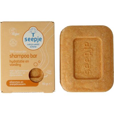 Seepje Shamppo bar eikenmos en oranjebloesem 80 gram - Shampoo