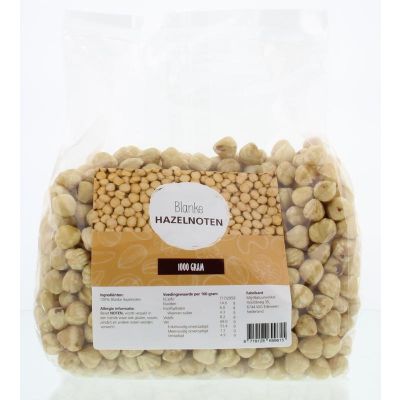 Mijnnatuurwinkel Blanke hazelnoten 1 kilogram - Overig reform/levensmiddelen