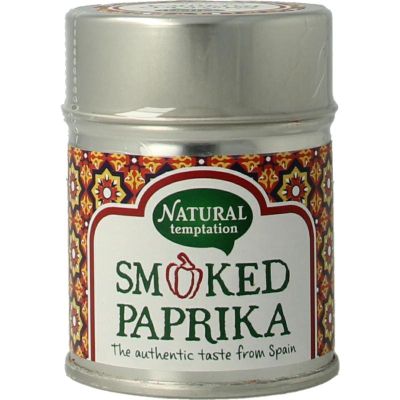 Nat Temptation Smoked paprika blikje bio 50 gram - Kruiden