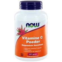 Foto van NOW Vitamine C poeder magnesium ascorbaat