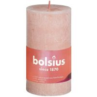 Bolsius Rustiek stompkaars shine 100/50 misty pink