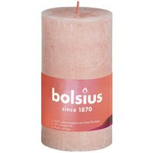 Foto van Bolsius Rustiek stompkaars shine 100/50 misty pink