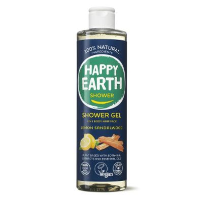 Foto van Happy Earth Pure showergel men protect