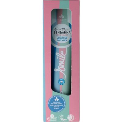 Ben & Anna Toothpaste smile coco mania Ben & Anna Toothpaste smile coco mania 75 milliliter - Tandpasta