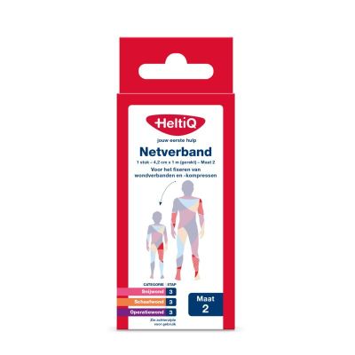 Foto van Heltiq Netverband 4,2cm x 1m (gerekt) maat 2