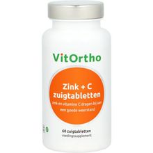 Foto van Vitortho Zink + C zuigtabletten
