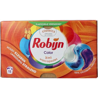 Robijn Color pods 15 stuks - Wasmiddel