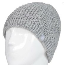 Foto van Heat Holders Ladies cable hat nora light grey one size