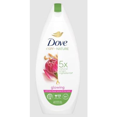 Dove Shower glowing
