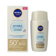 Foto van Nivea Sun face daily fluid SPF50+
