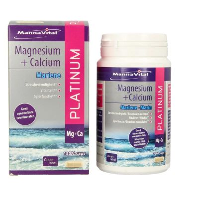 Mannavital Mariene magnesium + calcium platinum