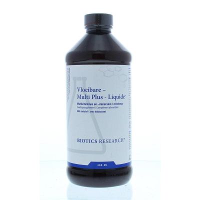 Biotics Bio multi plus vloeibaar 480 Milliliter - Vitamine multi