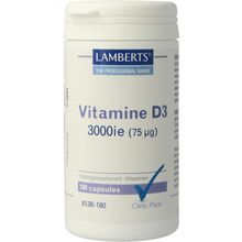 Foto van Clinicpacks Vitamine D3 3000IE/75mcg
