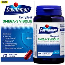 Foto van Davitamon Compleet omega 3 vis