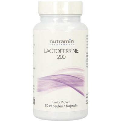 lactoferrine 200 Nutramin 60 capsules - Overige vitaminen/mineralen