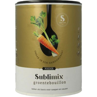 Sublimix Groentebouillon glutenvrij Sublimix Groentebouillon glutenvrij 540 gram - Overig reform/levensmiddelen