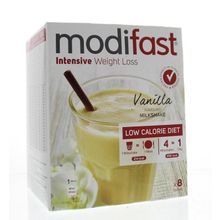 Foto van Modifast Intensive milkshake vanille 8 stuks