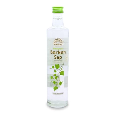 Mattisson Absolute berkensap 100% puur sap bio raw 500 ml - Dranken
