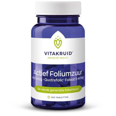Vitakruid Actief foliumzuur 400 mcg