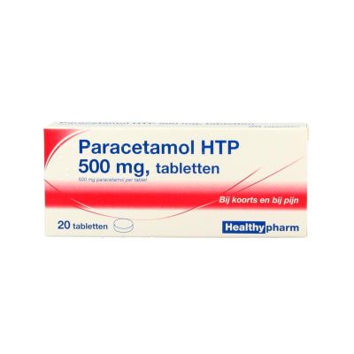 Healthypharm Paracetamol 500 mg 20 tabletten - Pijnstillers