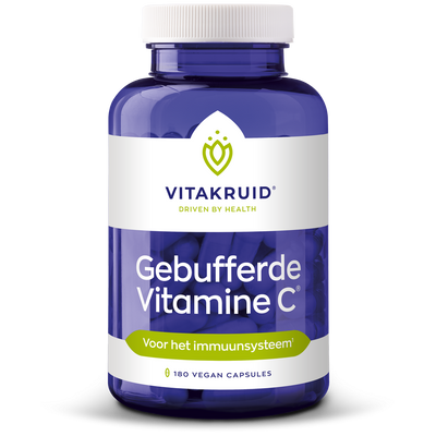 Vitakruid Gebufferde Vitamine C Vitakruid Gebufferde Vitamine C 150 vcaps - Vitamine enkel