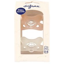 Foto van Difrax Siliconen fopspeen natural 0-6 maanden
