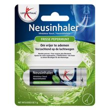 Foto van Lucovitaal neusinhaler frisse pepermunt