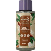 Foto van Andrelon Shampoo pro nature shea SOS repair