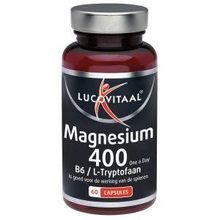 Foto van Lucovitaal Magnesium 400 met B6 en L-tryptofaan