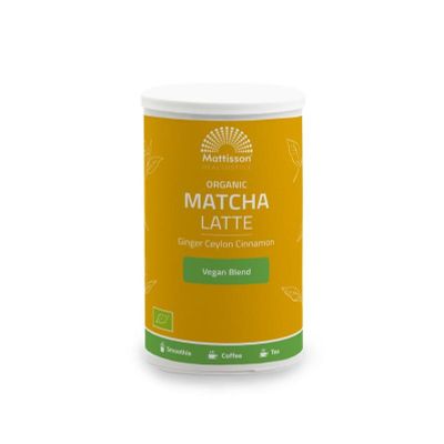 Mattisson Latte matcha gember - Ceylon kaneel bio 140 gram - Thee
