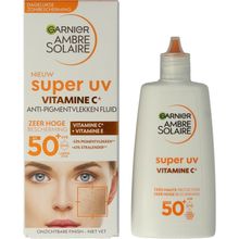 Foto van Ambre Solaire Super uv vitamine c fluid spf 50+